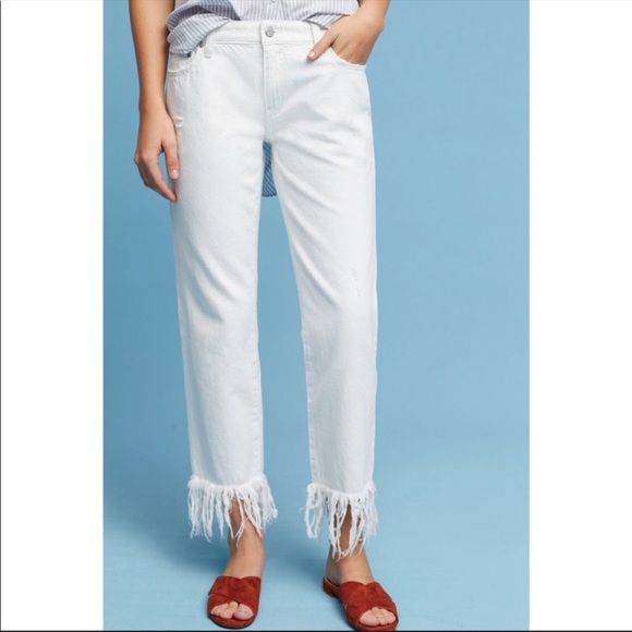 Anthropologie Denim - Anthropologie Pilcro Hyphen Fringe Hem Jeans Sz 27